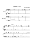 Amazing Grace. Piano 4 hands