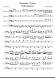 Canon in D - Cello Quartet