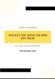 Angels We Have Heard On High (For voice, piano and chords)