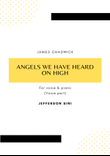 Angels We Have Heard On High (For voice & piano - voice part)