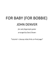 For Baby (for Bobbie)