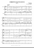 CHRISTUS FACTUS EST - II - WAB 10 - Bruckner - Arr. for SSAATTBB + Org