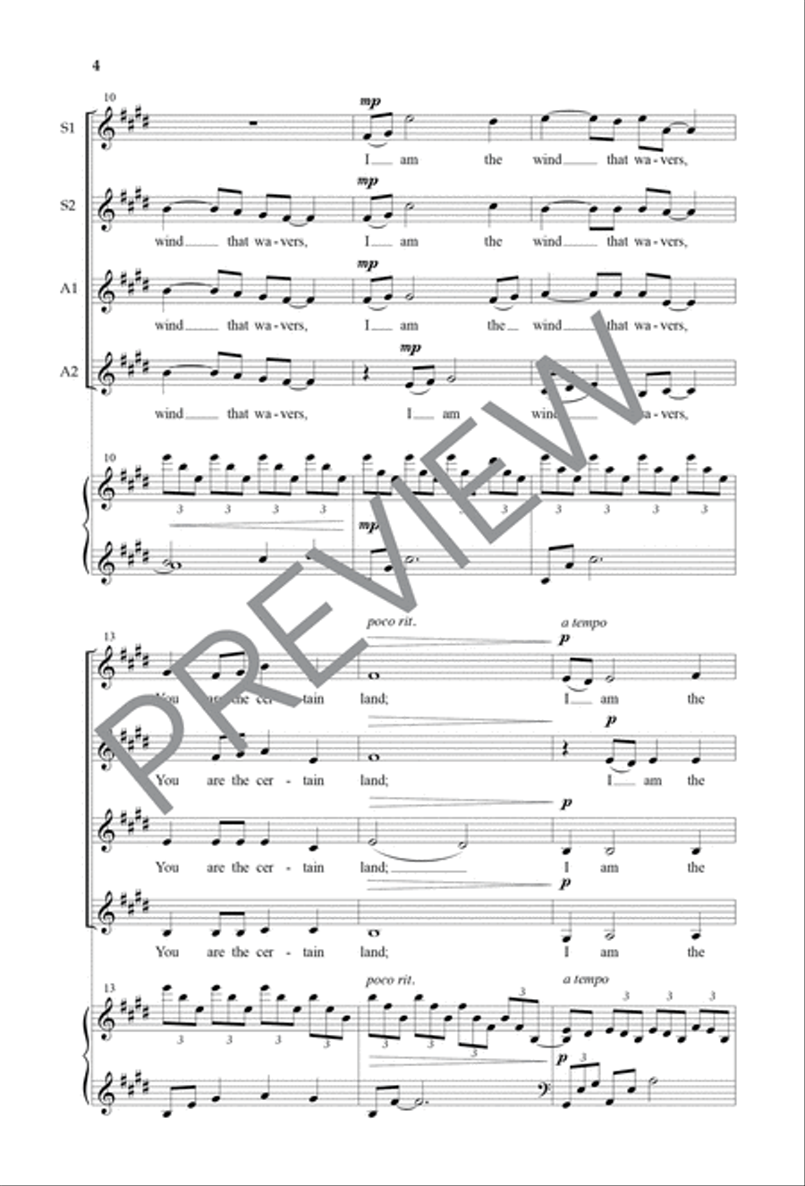 I Am The Wind I Am The Wind SSAA scores gallery preview page 5