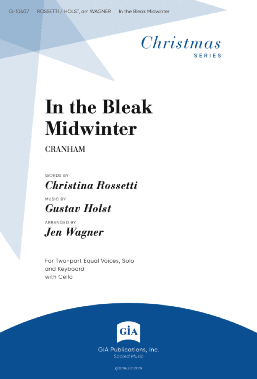 In the Bleak Midwinter - Two-part edition 2-Part scores gallery preview page 1