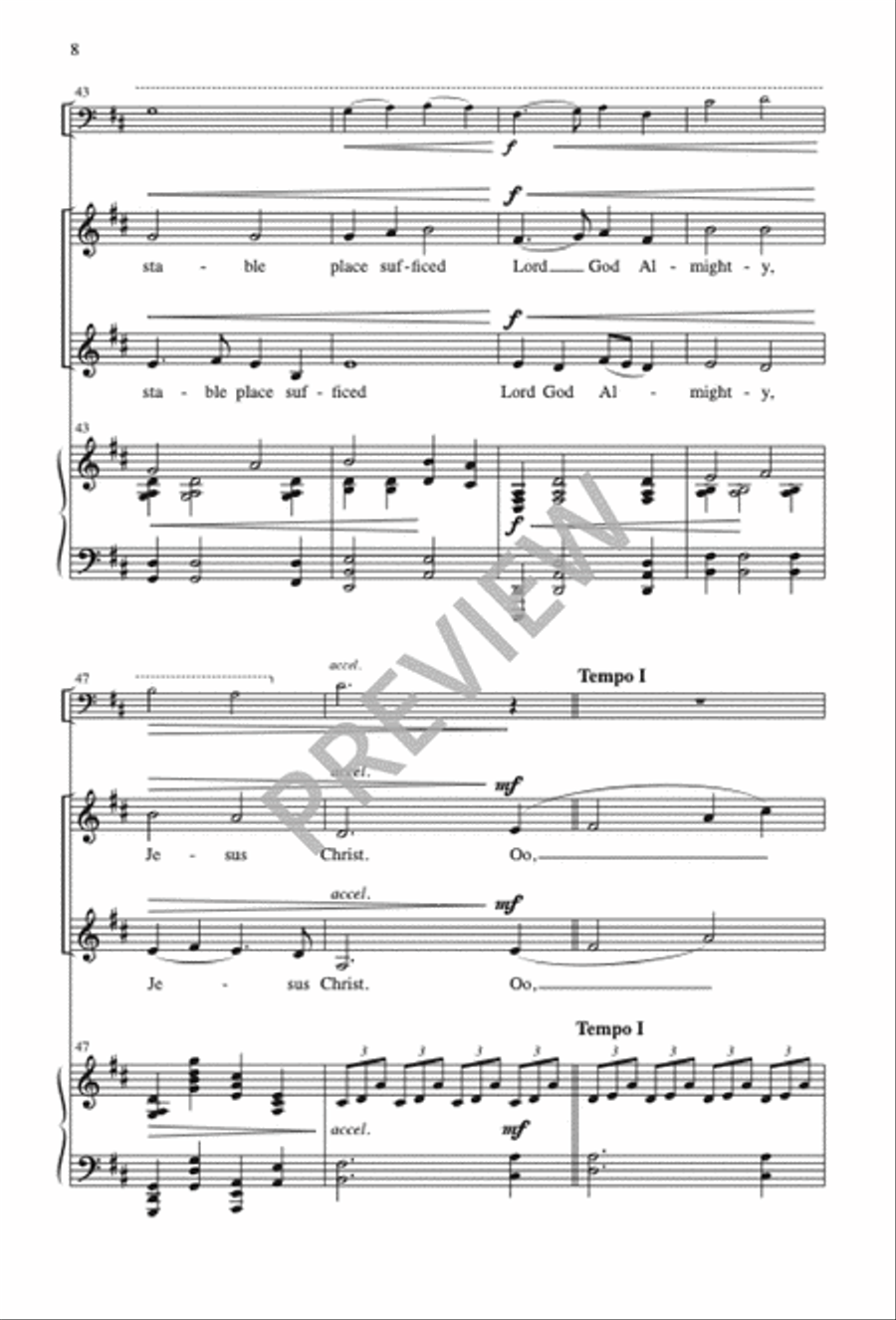 In the Bleak Midwinter - Two-part edition 2-Part scores gallery preview page 9
