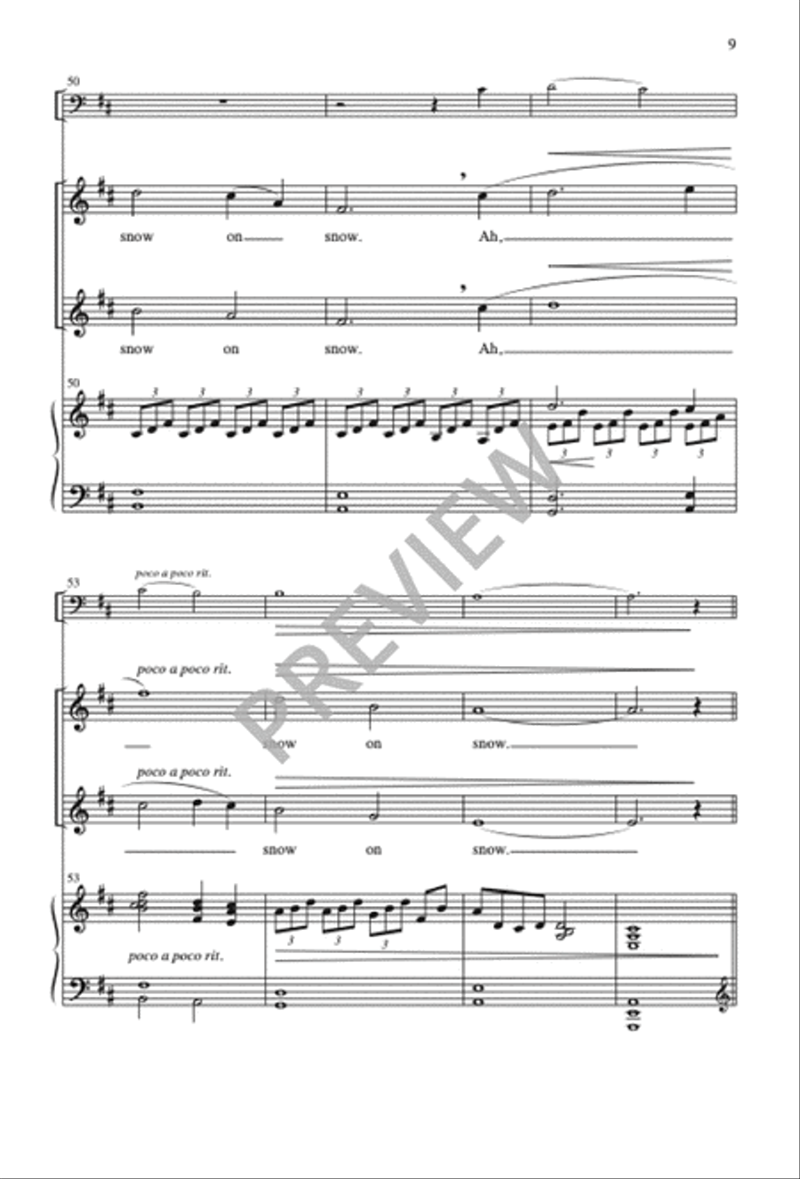 In the Bleak Midwinter - Two-part edition 2-Part scores gallery preview page 10
