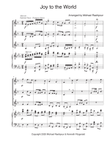 Joy to the World - Trumpet Trio (With Piano)