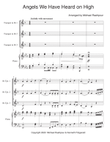 Angels We Have Heard on High - Trumpet Trio (With Piano)