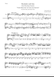 J S Bach Recit. and Aria from The Easter Oratorio, BWV 249, Duet for Flute and Clarinet