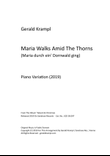 Maria Walks Amid The Thorns (Maria durch ein' Dornwald ging)