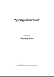 Spring Interlude