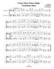 I Saw Three Ships - Trombone Duet - Intermediate