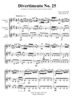 Haydn: Divertimento No. 25 Trio for 2 Clarinets & Bass Clarinet