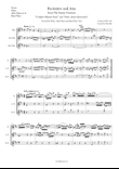 J S Bach Recit. and Aria from the Easter Oratorio, BWV 249. Flute trio (Flute, Alto Flute in G and B
