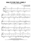 Waltz For The Lonely