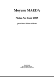 Moyuru Maeda: Shika No Tone for two flutes and piano