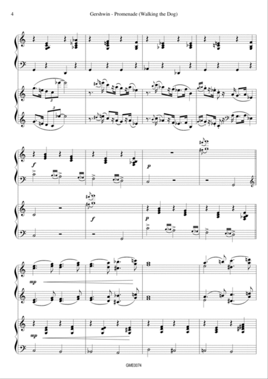Shall We Dance? 2 Pianos, 4-Hands scores gallery preview page 6