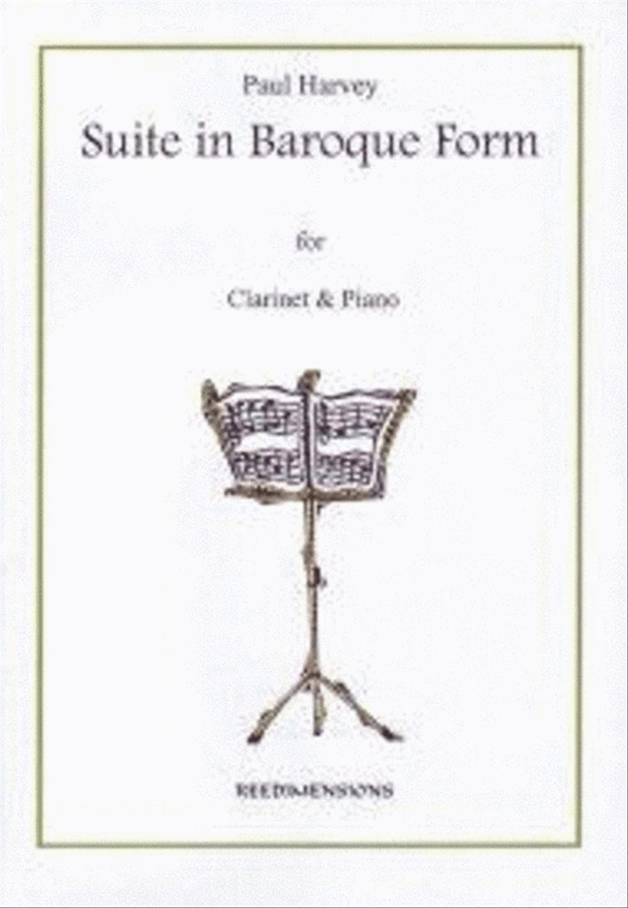 Suite In Baroque Form Clarinet Solo scores gallery preview page 1
