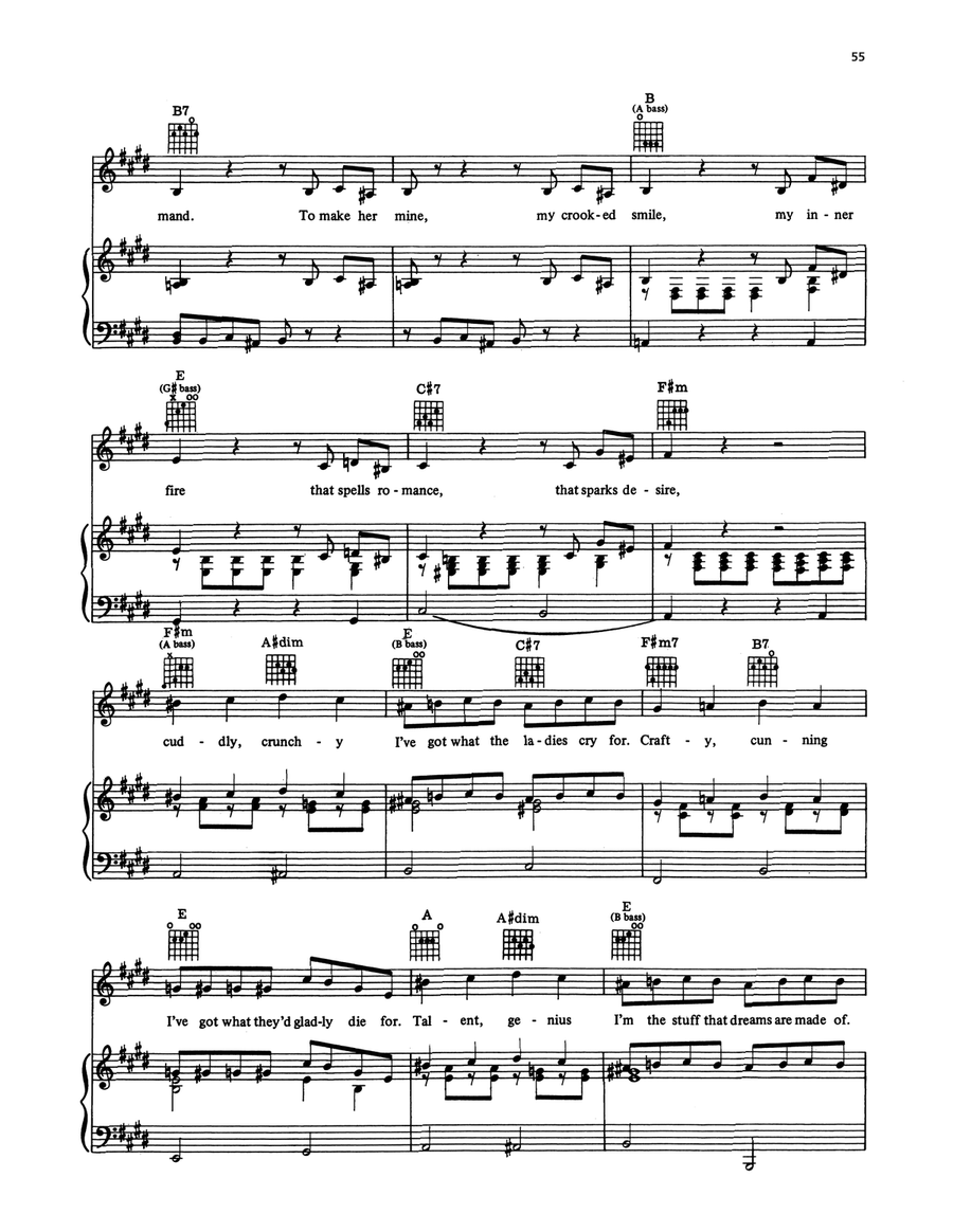 Mine (from On The Twentieth Century) Piano, Vocal, Guitar scores gallery preview page 2