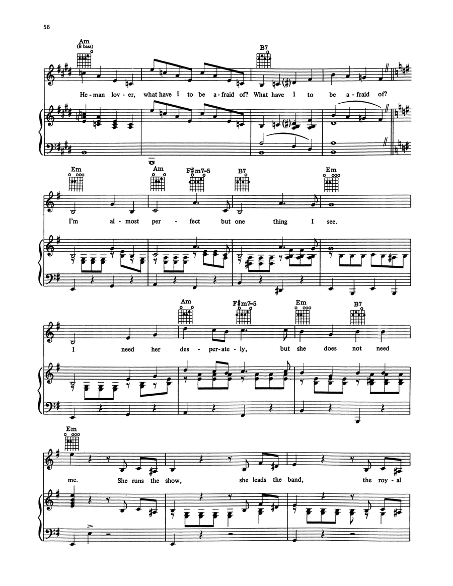 Mine (from On The Twentieth Century) Piano, Vocal, Guitar scores gallery preview page 3