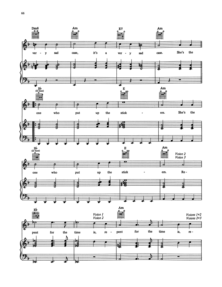 She's A Nut (from On The Twentieth Century) Piano, Vocal, Guitar scores gallery preview page 3