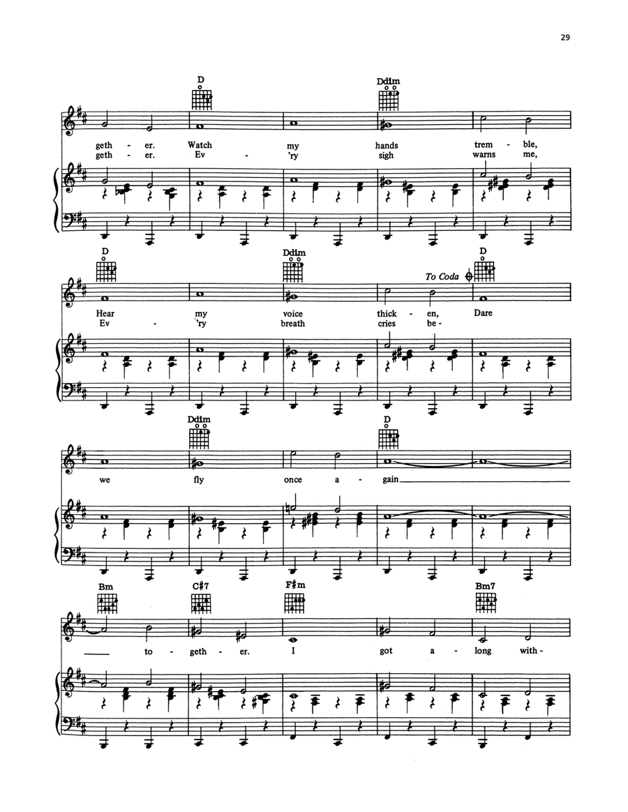 Together (from On The Twentieth Century) Piano, Vocal, Guitar scores gallery preview page 2