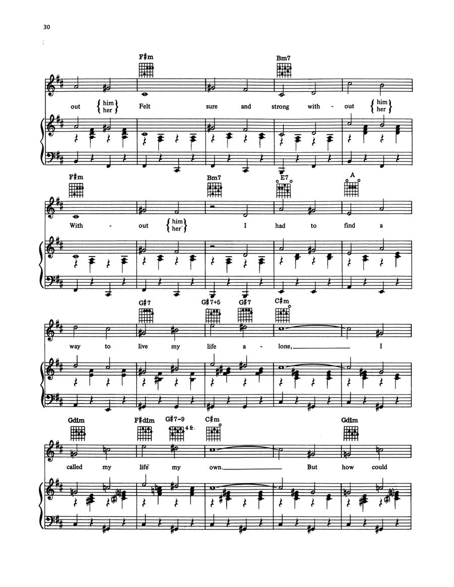 Together (from On The Twentieth Century) Piano, Vocal, Guitar scores gallery preview page 3
