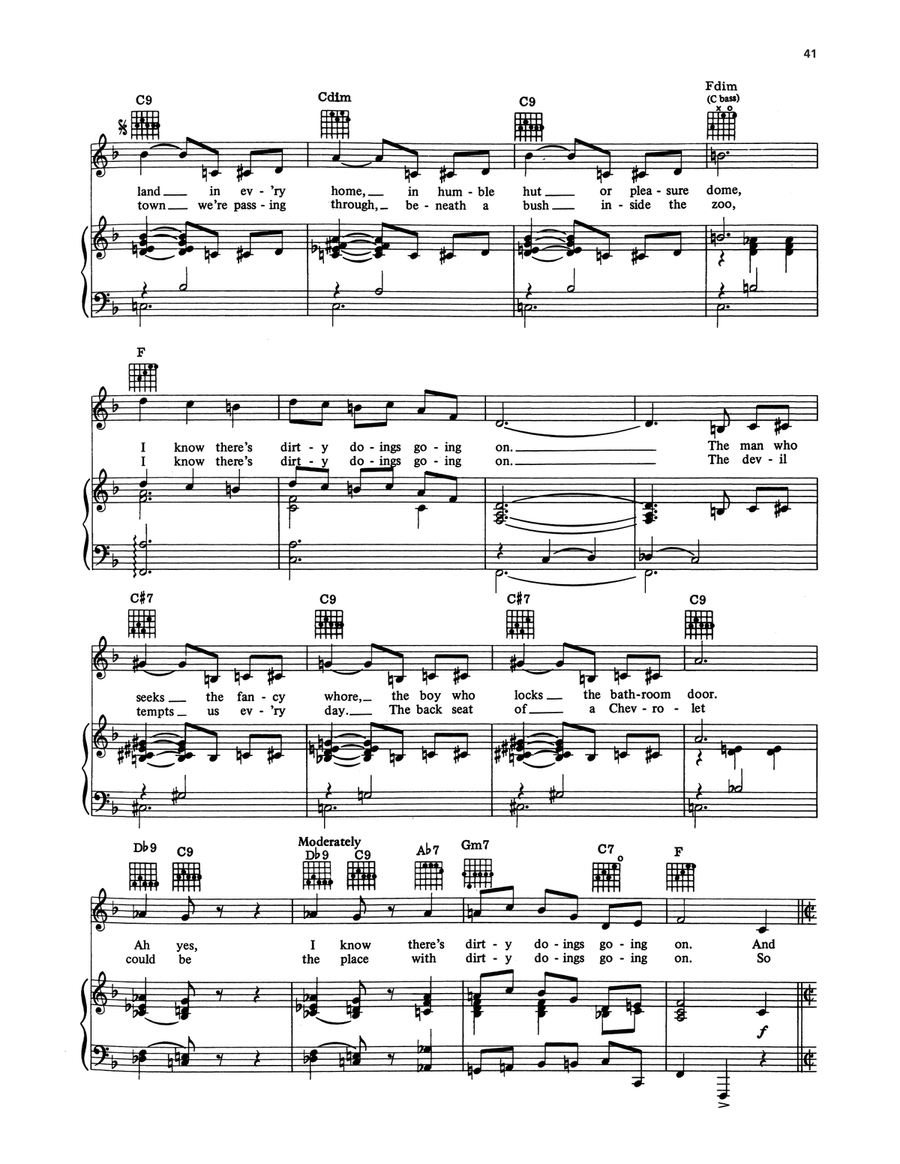 Repent (from On The Twentieth Century) Piano, Vocal, Guitar scores gallery preview page 2