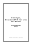 Come Again, Sweet Love Doth Now Invite (F Major)