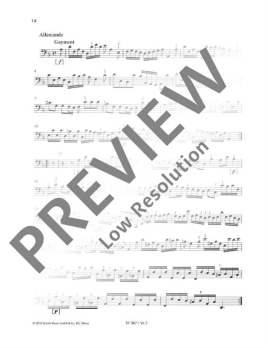 Cello Duets String Duet scores gallery preview page 15