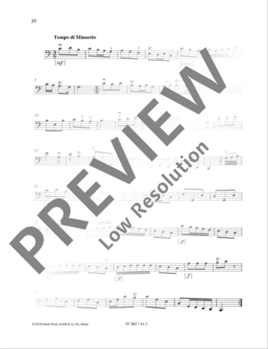 Cello Duets String Duet scores gallery preview page 21