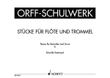 Pieces for Recorder and Drum