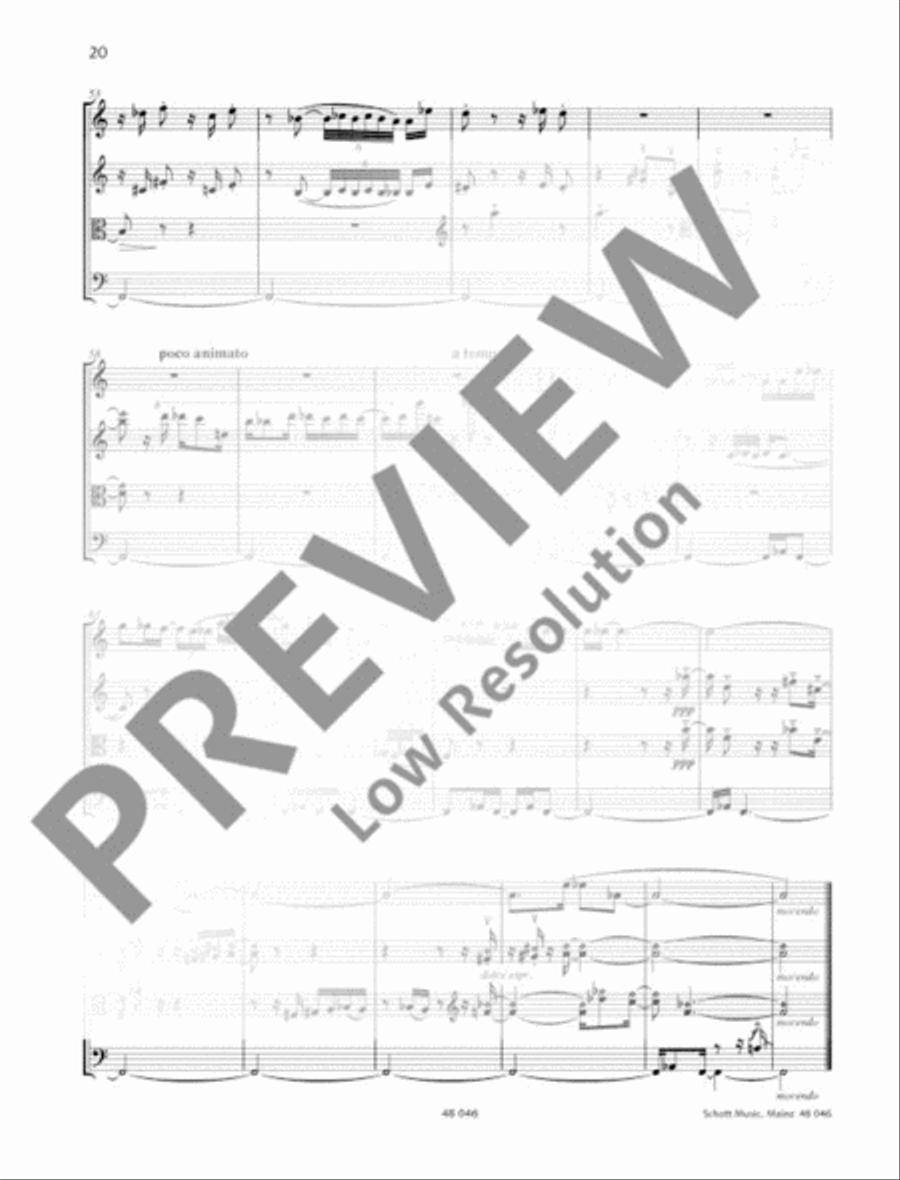 Quartet Quartet Clarinet scores gallery preview page 21