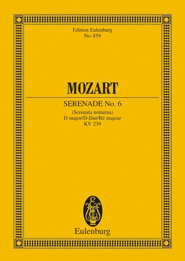 Serenade No. 6 D major