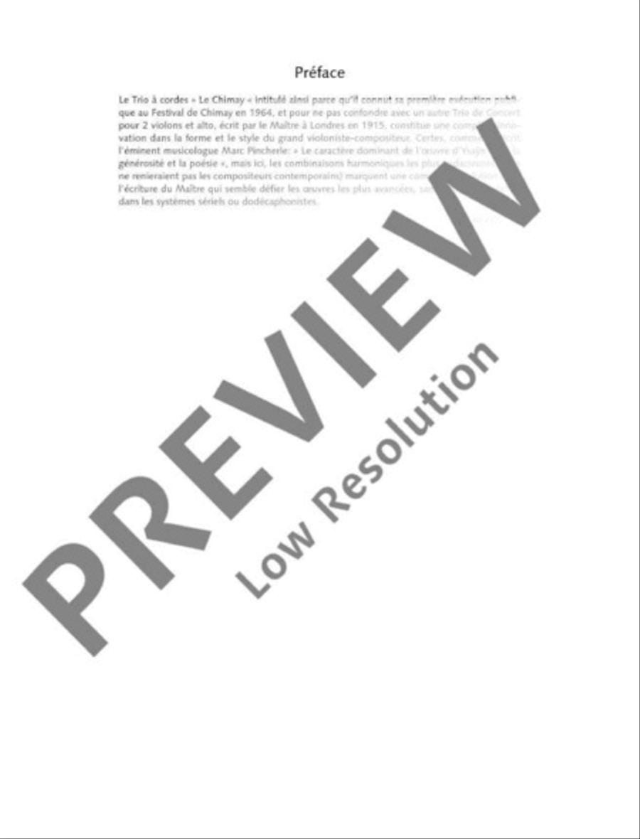 Trio à cordes String Trio scores gallery preview page 3