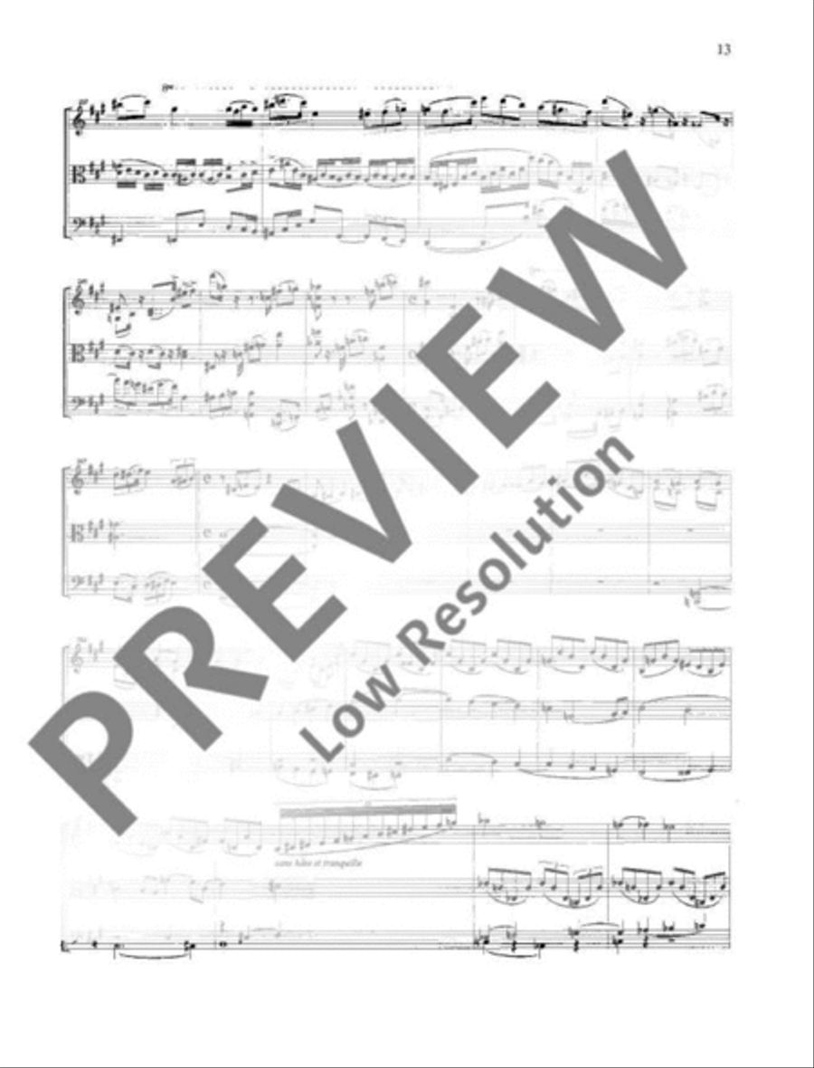 Trio à cordes String Trio scores gallery preview page 14