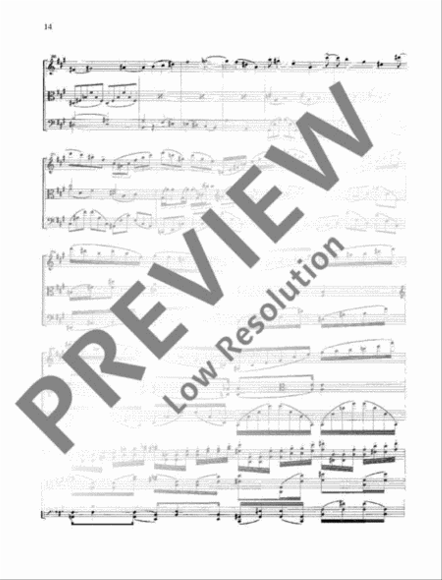 Trio à cordes String Trio scores gallery preview page 15