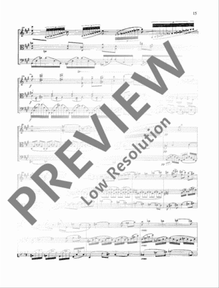 Trio à cordes String Trio scores gallery preview page 16