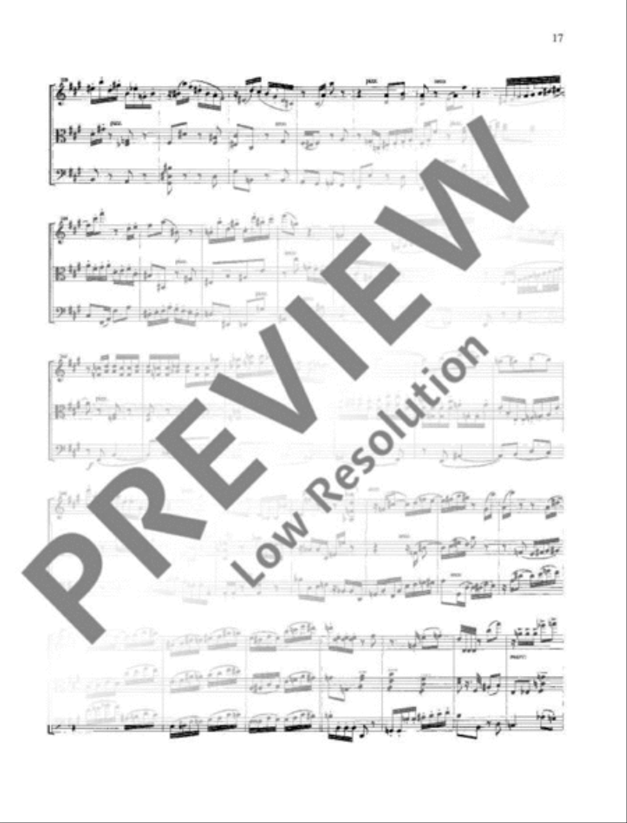 Trio à cordes String Trio scores gallery preview page 18