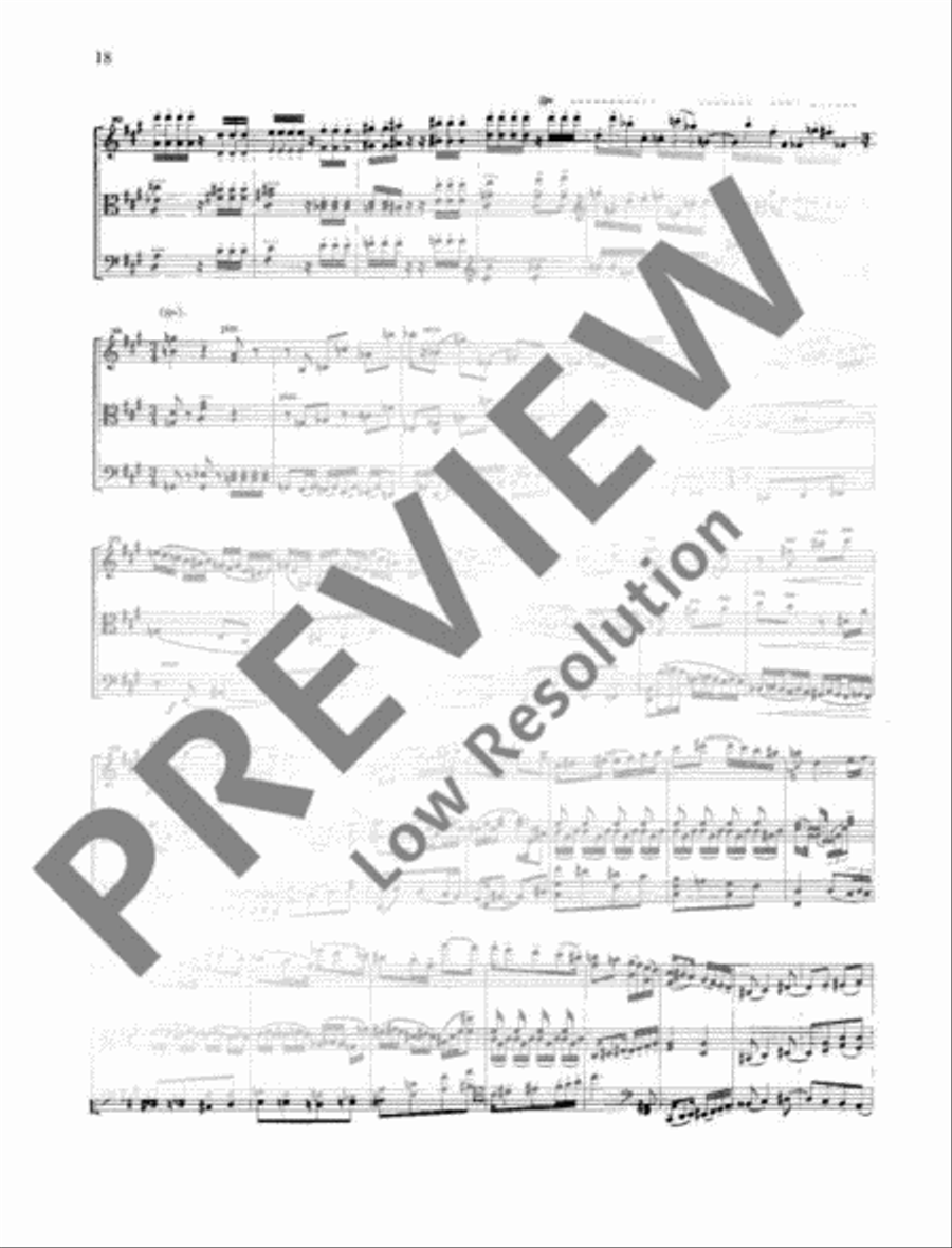 Trio à cordes String Trio scores gallery preview page 19