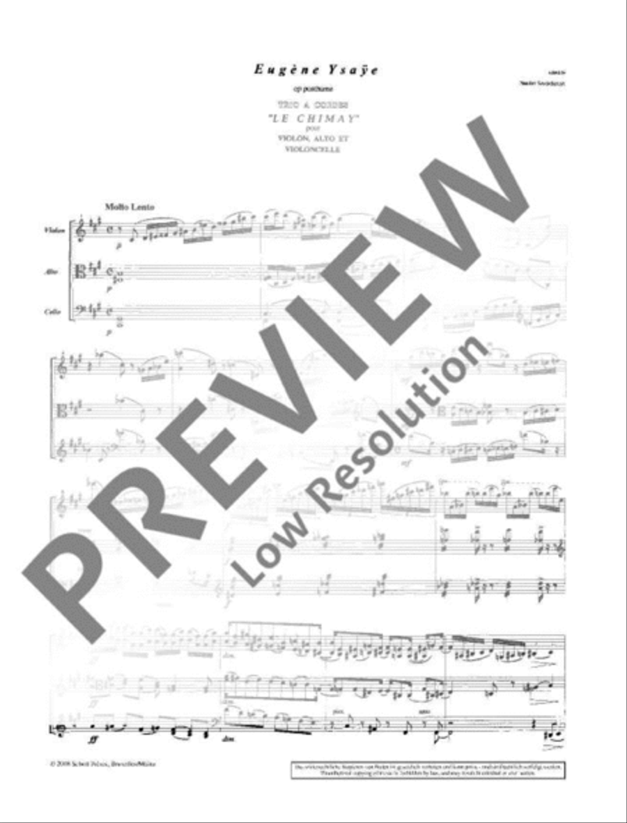 Trio à cordes String Trio scores gallery preview page 4
