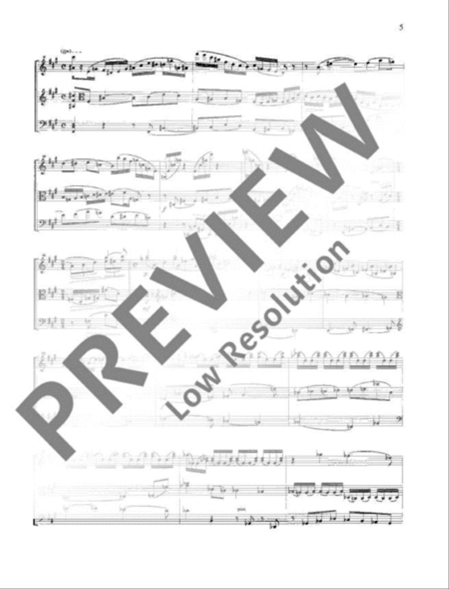 Trio à cordes String Trio scores gallery preview page 6