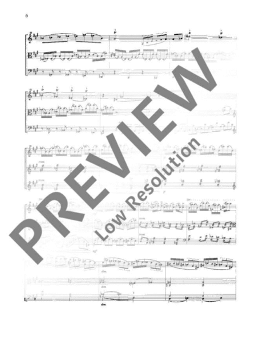 Trio à cordes String Trio scores gallery preview page 7