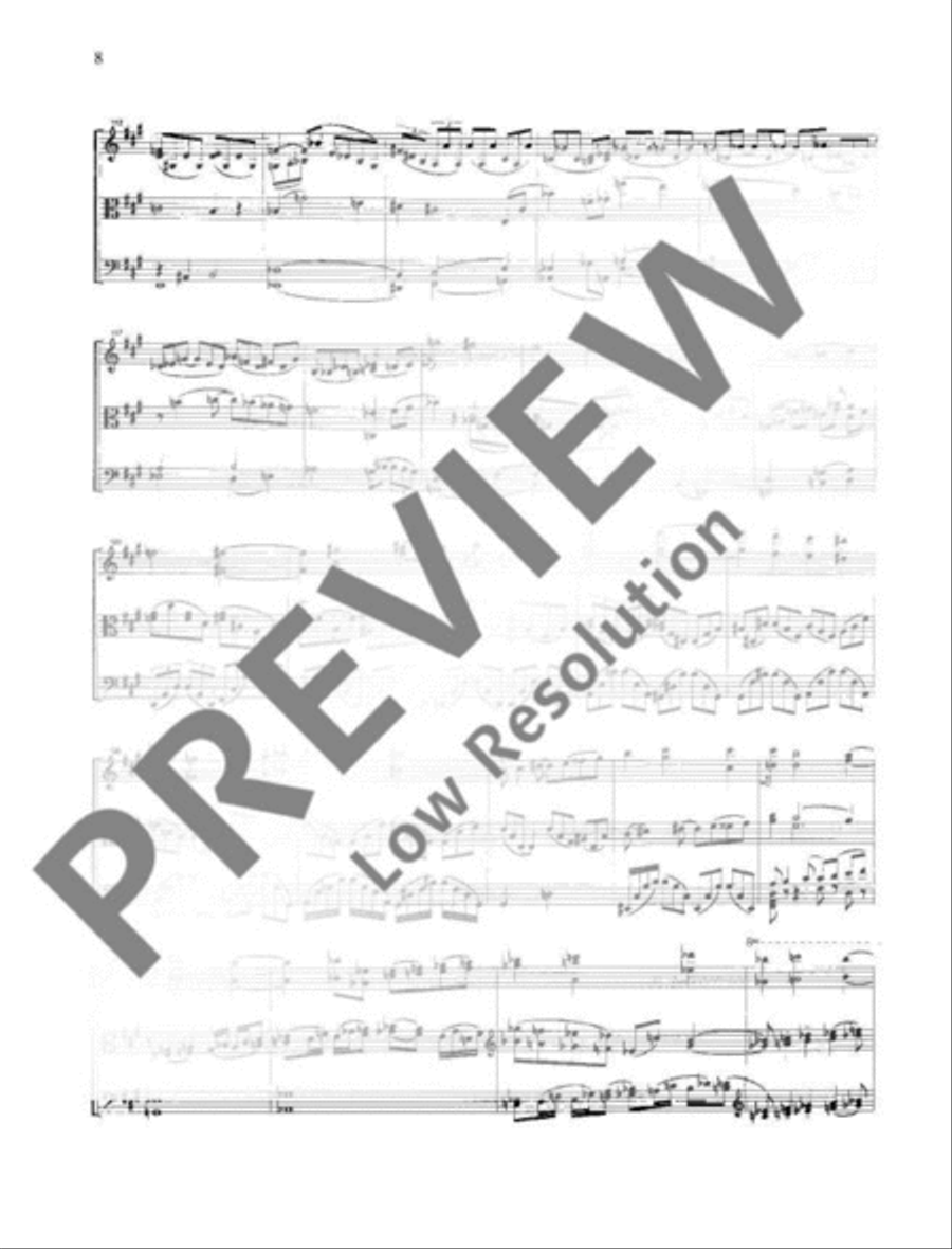Trio à cordes String Trio scores gallery preview page 9