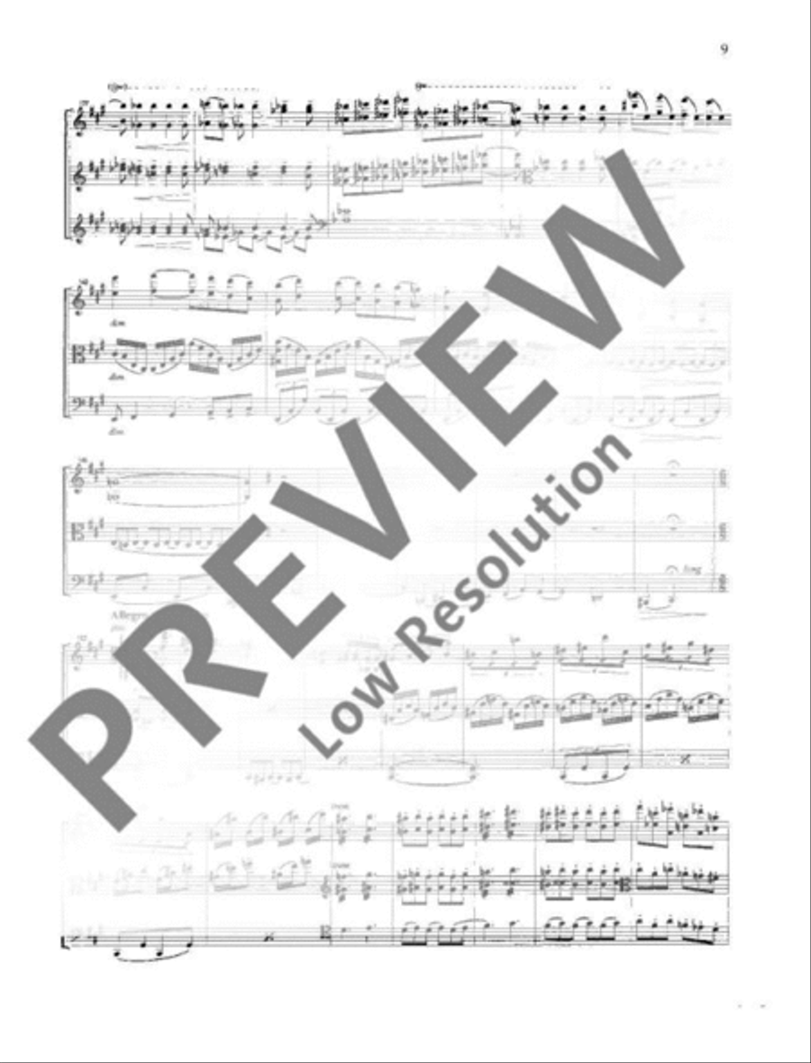 Trio à cordes String Trio scores gallery preview page 10