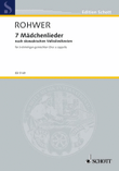 Sieben Mädchenlieder