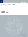 Das Volk, so im Finstern wandelt