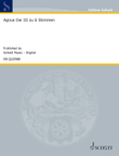 Agnus Dei III zu 6 Stimmen