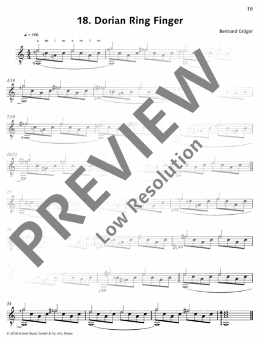 Progressive Etudes I Progressive Etudes I Acoustic Guitar scores gallery preview page 20