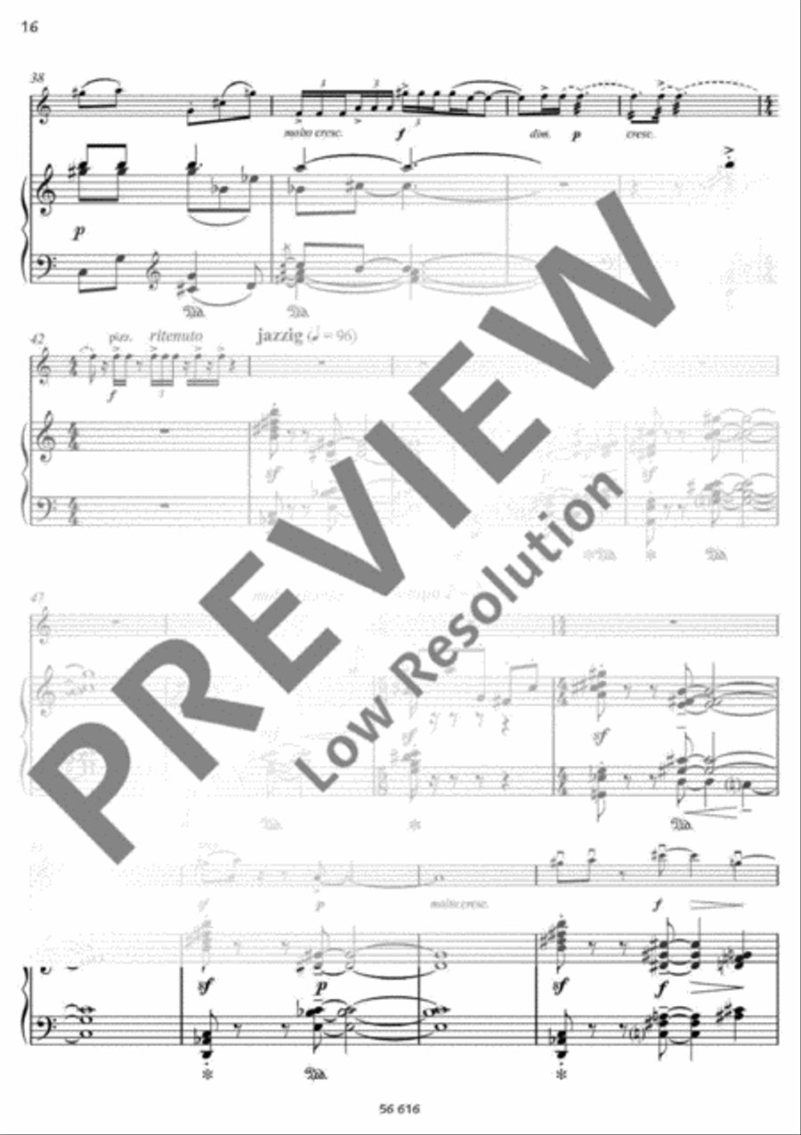 Shrouded in light and fog Violin Solo scores gallery preview page 17
